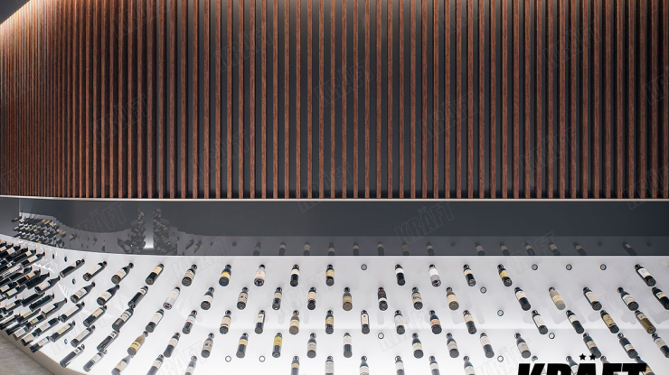 Facing the walls with a cubic lath along the radius (+3 photos)