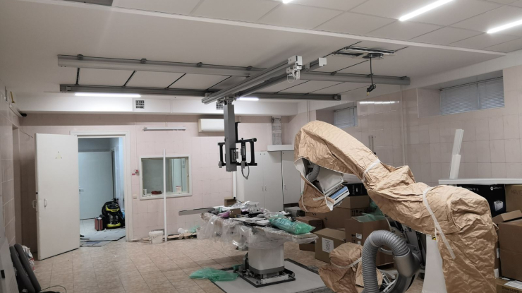 KRAFT Led lamps in medical facilities: military hospital