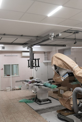 KRAFT Led lamps in medical facilities: military hospital