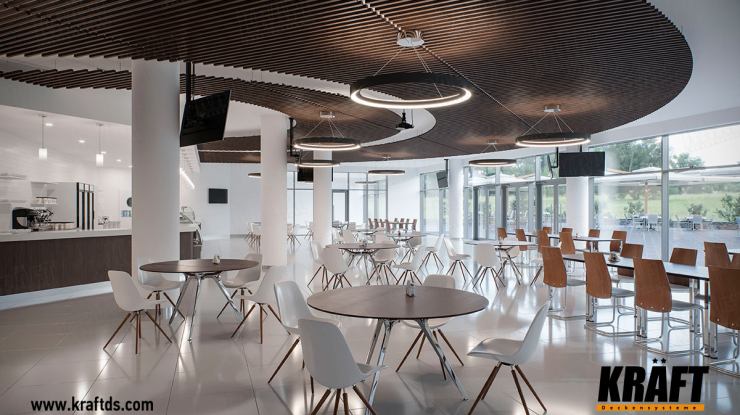 Концентричні кола з кубічної рейки на стелі? Нічого складного! (+4 фото)