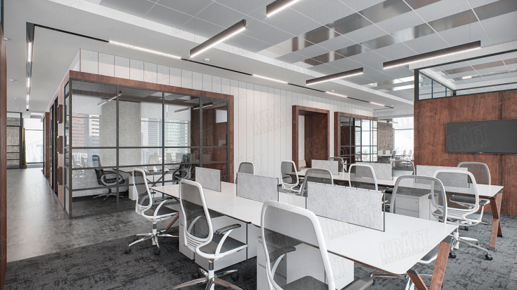 Особливості стель з металевими плитами і грильято "жалюзі" (+9 фото)