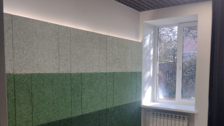 New article: Wood Acoustic panels in PrivatBank branches