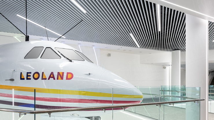 New object: LEOLAND sports and entertainment center in Lviv with KRAFT ceiling solutions 