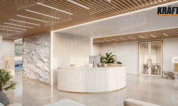 A hotel space that shapes the first impression