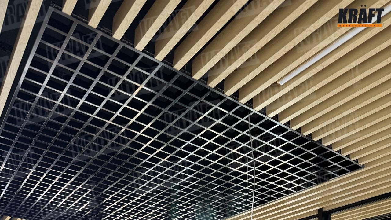 Світильники KRAFT Led, інтегровані в підвісні стелі