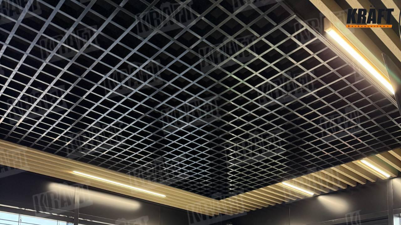 Світильники KRAFT Led, інтегровані в підвісні стелі
