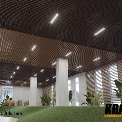 3D-інтер'єри підвісних стель з системою освітлення KRAFT Led / 3D interiors
